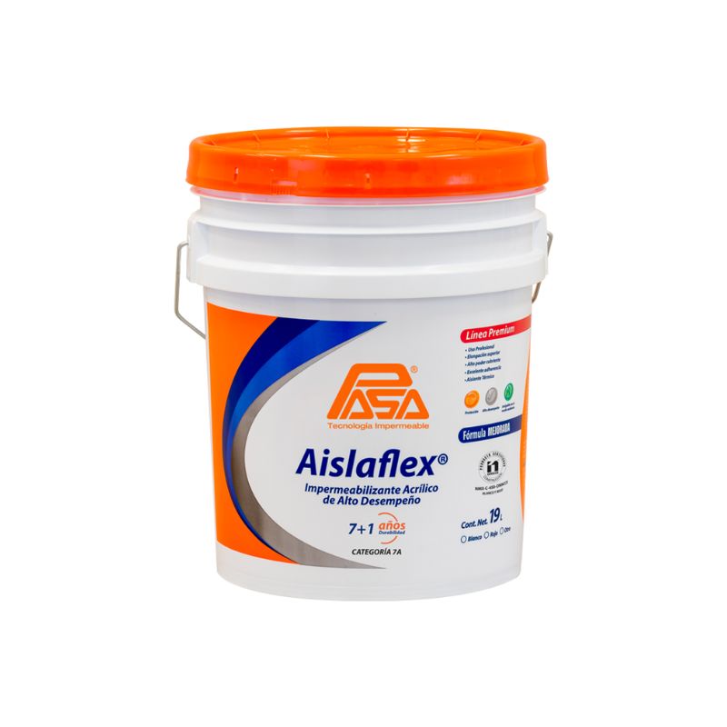 Impermeabilizante Acrílico Base Agua Aislaflex 7+1