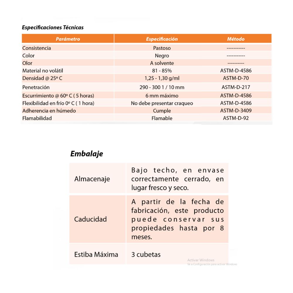 Cemento Asfáltico Para Calafateo Elite Wet Cement