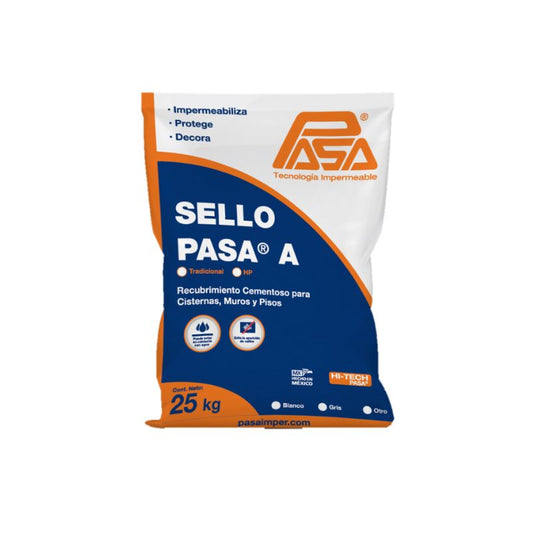 Recubrimiento Impermeable Cementoso Sello Pasa A